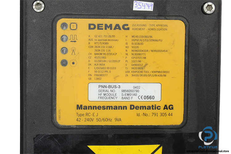 demag-PNN-BUS-3-bus-receiver-transmitter-unit-(Used)-1