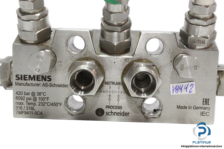 Siemens-7mf9411-5ca-valve-manifold(used)-1