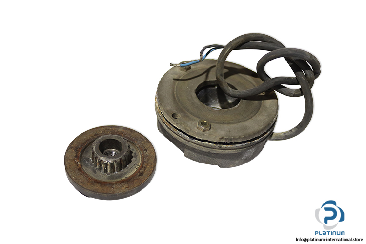 lenze-bfk458-06e-205-v-dc-5-nm-spring-applied-coil-brake-(used)-1