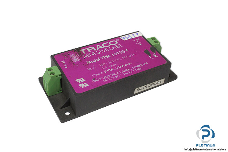 traco-TPM-10105C-switching-power-supply-(Used)