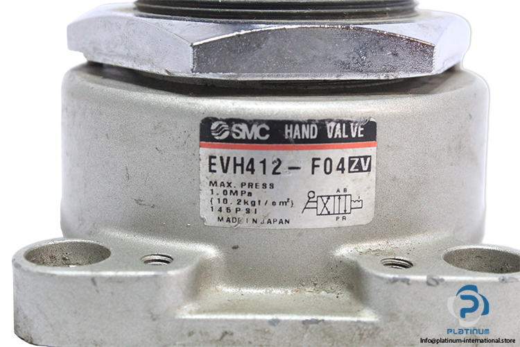 smc-EVH412-F04ZV-manual-control-valve-(Used)-1