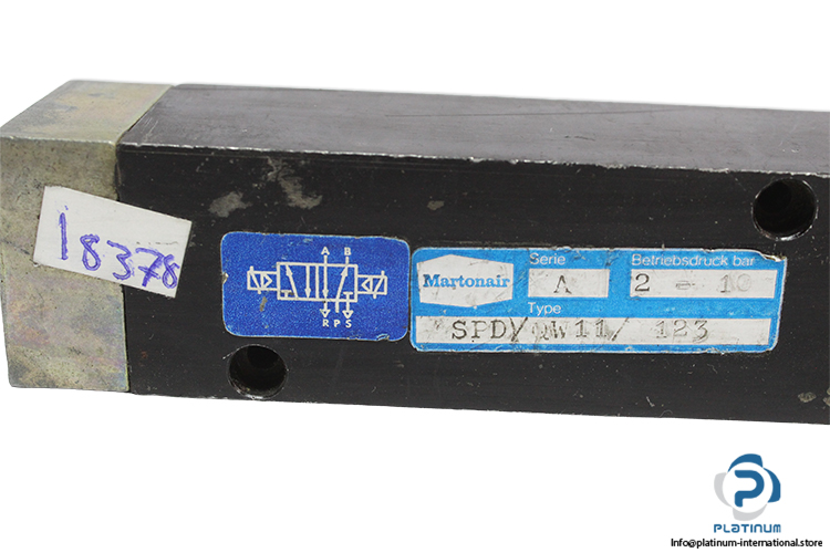 martonair-SPD-QW11-123-double-solenoid-valve-(Used)-1