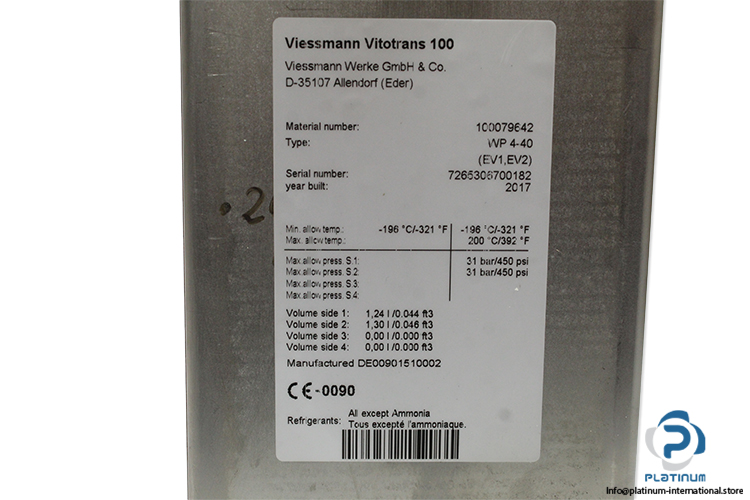 viessmann-VITOTRANS-100-WP-4-40-heat-exchanger-(New)-2