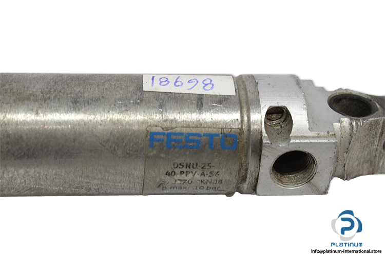 festo-DSNU-25-40-PPV-A-S6-round-cylinder-(Used)-1