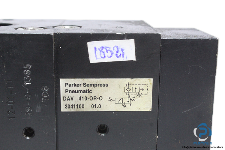 Parker-dav-410-or-o-slow-start-valve(used)-2