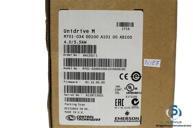 emerson-M701-034-00100-A101-00-AB100-servo-motor-drive-(new)-(carton)-7