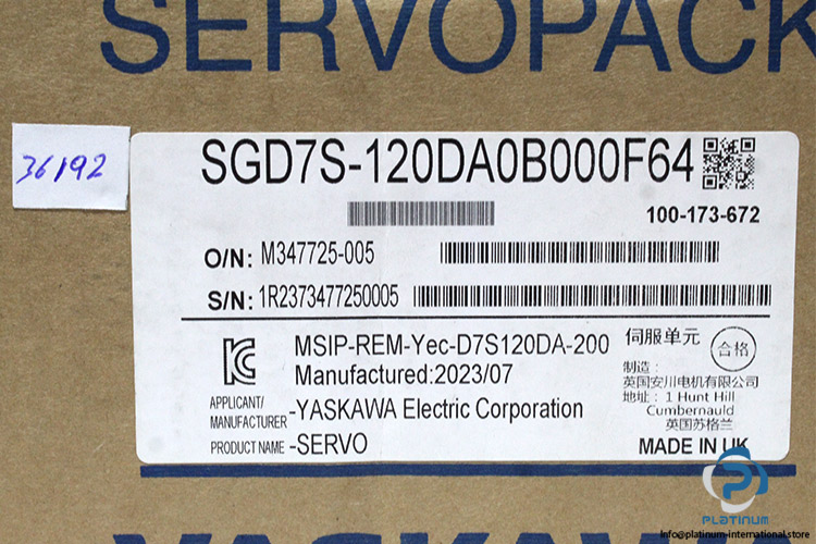 yaskawa-SGD7S-120DA0B000F64-servo-drive-(new)-(carton)-8