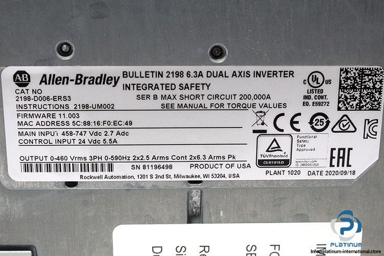 allen-bradley-2198-D006-ERS3-B-458-V-dual-axis-inverter-(new)-(carton)-8