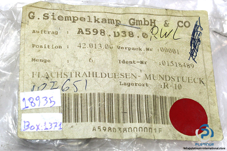 siempelkamp-A598.D38.0-flat-beam-nozzle-(New)-3