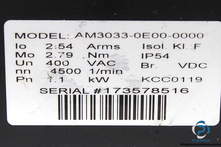Beckhoff-AM3033-0E00-0000-servomotor(used)-4