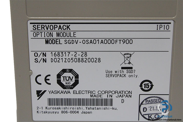 yaskawa-SGDV-OCA01A-ethercat-network-module-(New)-5