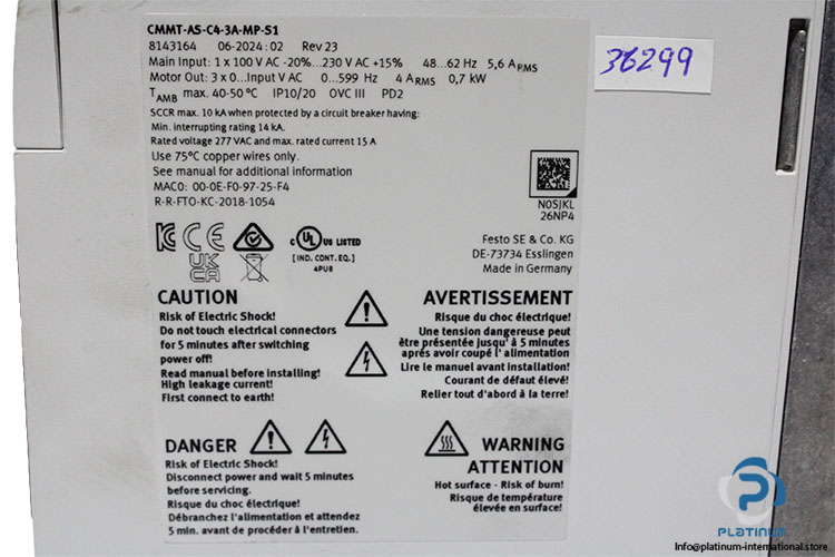 festo-8143164-Servo-drive-(New)-3