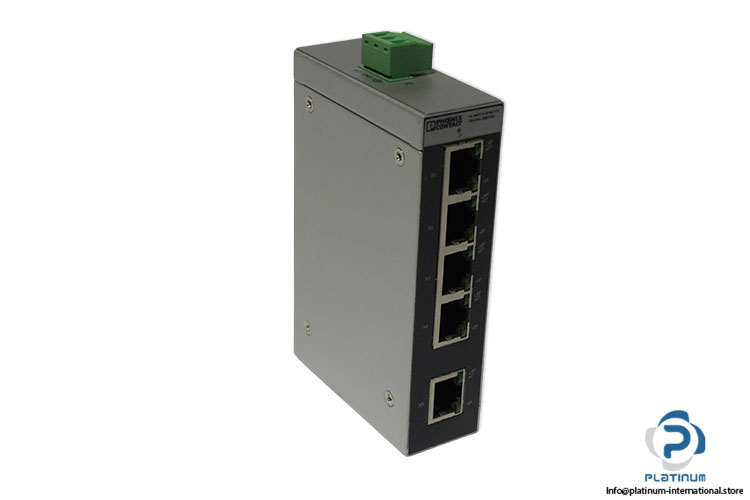 phoenix-contact-FL-SWITCH-SFNB-5TX-industrial-ethernet-switch-(New)