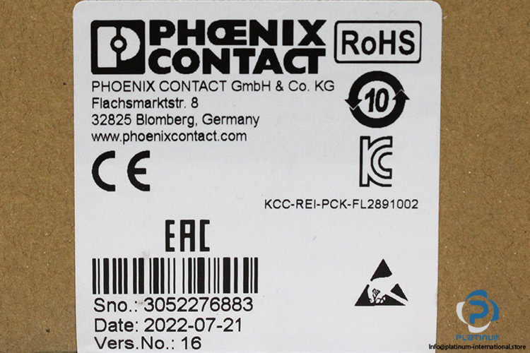 phoenix-contact-FL-SWITCH-SFNB-8TX-industrial-ethernet-switch-(New-with-Cartoon)-2