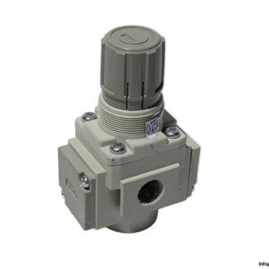 smc-AR20-F02H-B-pneumatic-pressure-regulator-(Used)