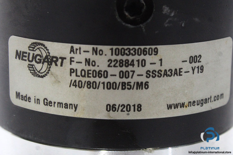 neugart-PLQE060-007-SSSA3AE-Y180100B5M6-right-angle-gearbox(used)-2