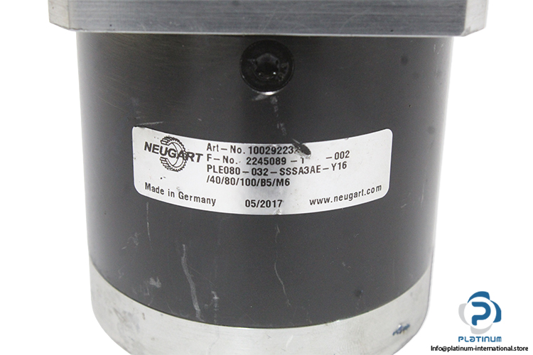 neugart-PLE080-032-SSSA3AE-Y164080100B5M6-right-angle-gearbox(used)-2
