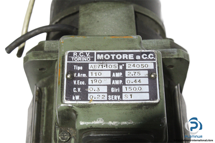 r.c.v.-af71.105-dc-motor(used)-1