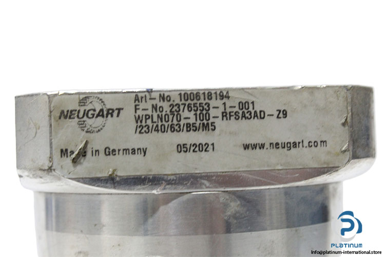 neugart-WPLN070-100-RFSA3AD-Z9234063B5M5-right-angle-gearbox(used)-2