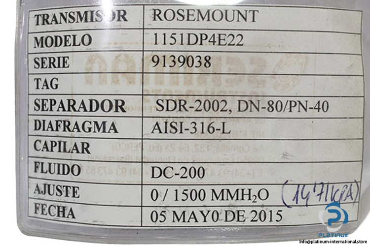 rosemount-1151DP4E22-pressure-transmitter(new)-4