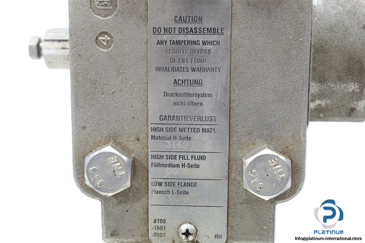 rosemount-1151LT5SA4F22DNAL4W5-pressure-transmitter(used)-3