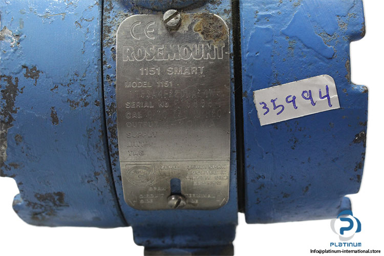 rosemount-1151LT5SA4F22DNAL4W5-pressure-transmitter(used)-4