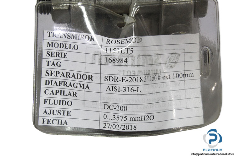 rosemount-1151LT5SA7E22DW5-pressure-transmitter(new)-4