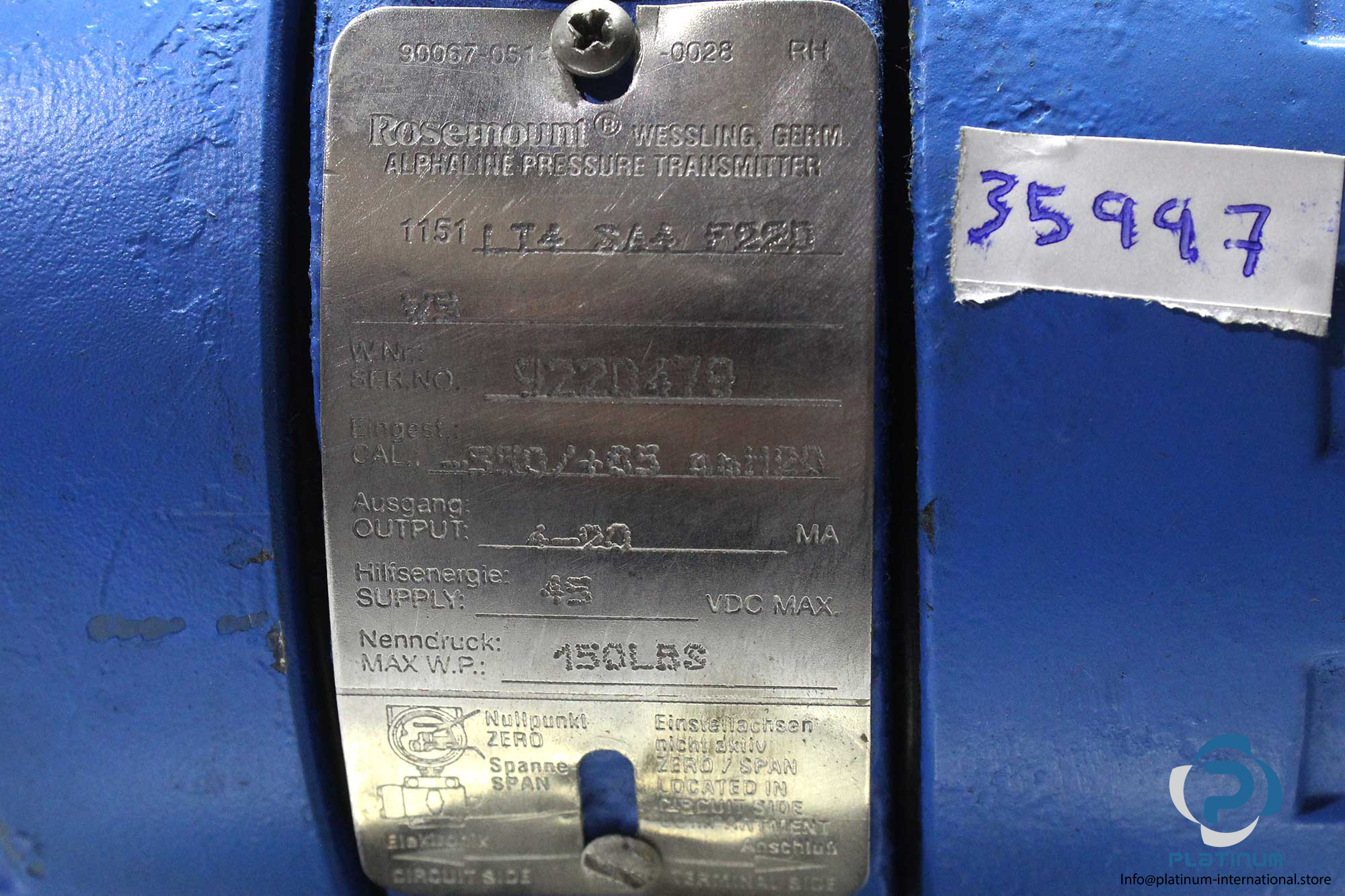 rosemount-1151LT4SA4F22D-pressure-transmitter(new)-4