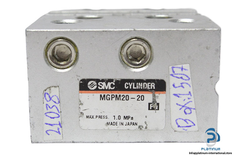 smc-MGPM20-20-compact-guide-cylinder-(used)-2