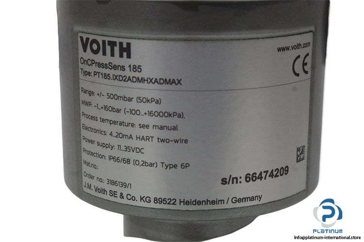 VOITH-PT185.IXD2ADMHXADMAX-pressure-transmitter(new)-2