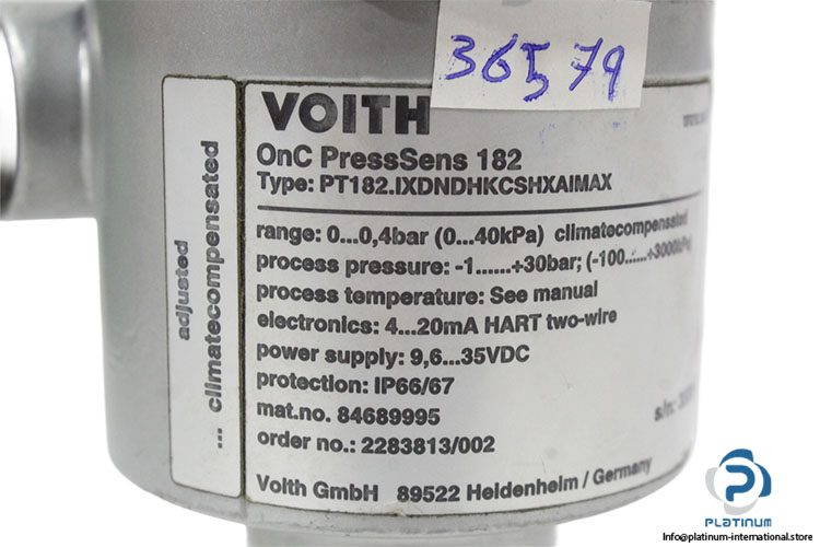 VOITH-PT182.IXDNDHKCSHXAIMAX-pressure-transmitter(new)-5