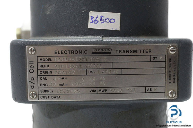 FOXBORO-823DP-I3S1NM2-M-pressure-transmitter(new)-3
