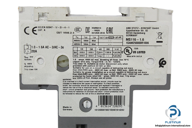 abb-ms116-1.6-manual-motor-starter(used)-2