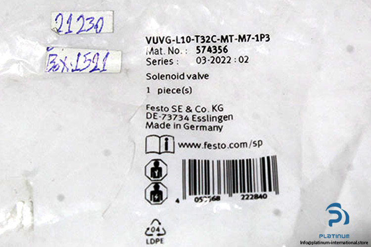 festo-574356-double-solenoid-valve-(New)-2