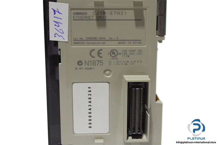 omron-CJ1W-ETN21-ethernet-unit-(new)-3