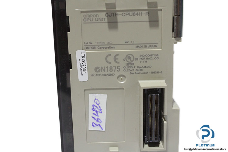 omron-CJ1H-CPU64H-R-programmable-logic-controller-(new)-2
