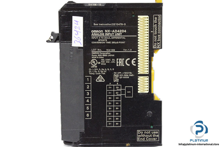 omron-NX-AD4204-analog-input-unit-(new)-3