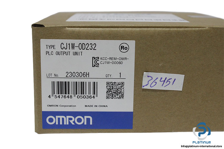 omron-CJ1W-OD232-32-point-transistor-output-unit-(new)-(carton)-4