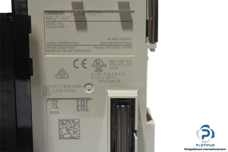omron-CJ1W-ID211-analog-input-unit-(new)-(carton)-4