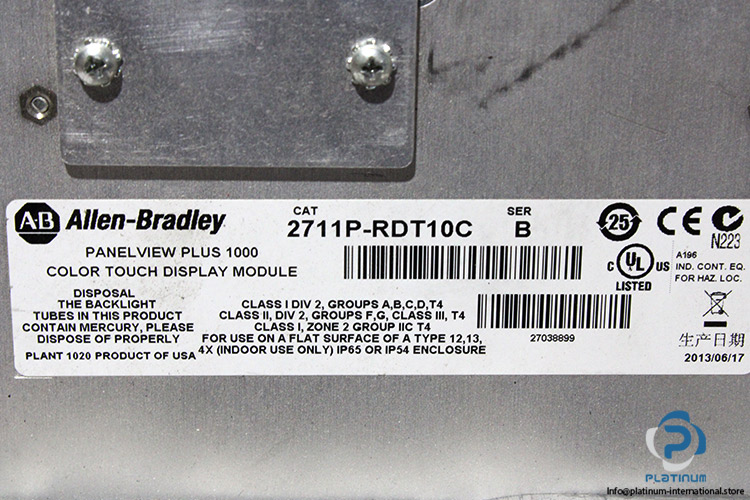 allen-bradley-2711P-RDT10C-B-panelview-module-(used)-4