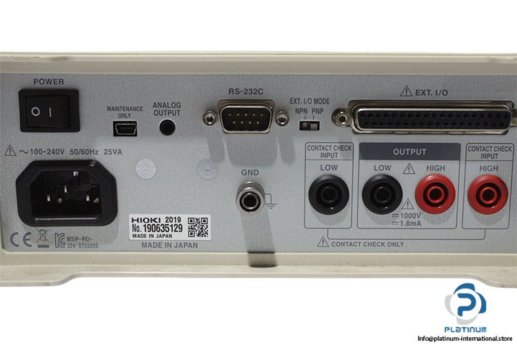 hioki-ST5520-insulation-tester-(used)-4