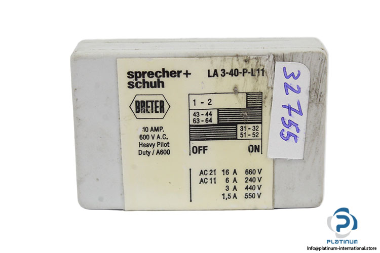 sprecher-schuh-la3-40-p-l11-switch(used)-1