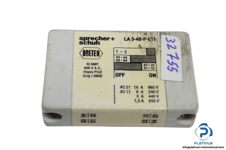 sprecher-schuh-la3-40-p-l11-switch(used)-3