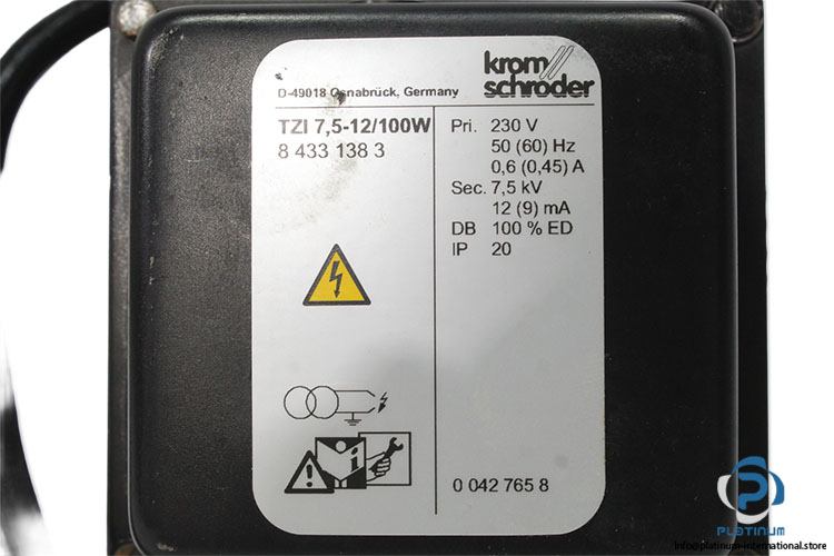 kromschroder-tzi7.5-12-1000w-ignition-transformer(new)-4