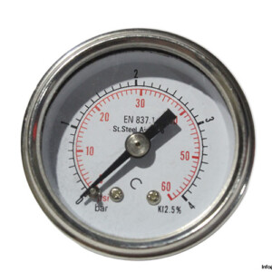 Bourdon MAN40X 0040 B1P Pressure Gauge
