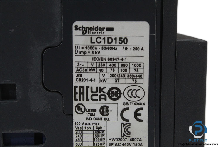 schneider-LC1D150P7-contactor(new)-6