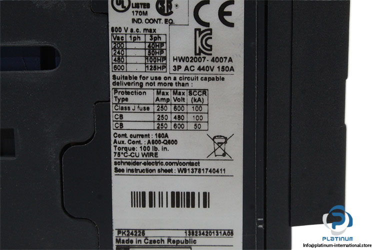 schneider-LC1D150P7-contactor(new)-7