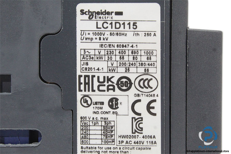 schneider-LC1D115P7-contactor(new)-5