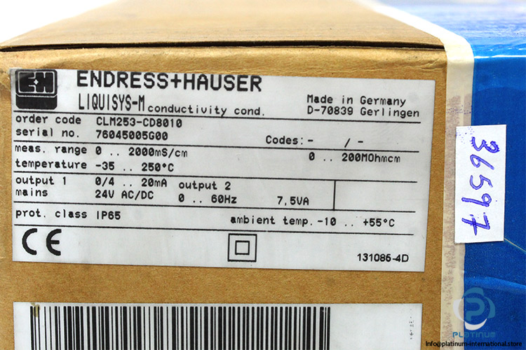 endress-hauser-clm253-cd8010-conductivity-transmitter(new)-6