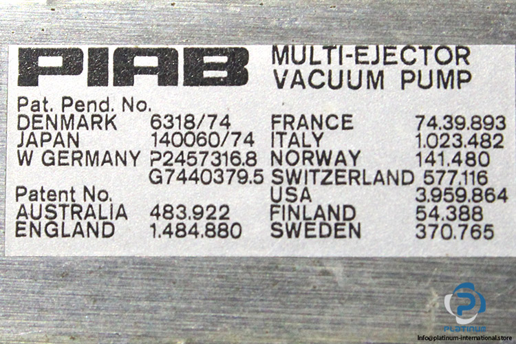 piab-M125-vacuum-pump-(Used)-3
